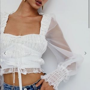 NEW!! FOR LOVE AND LEMONS Gabrielle Top
